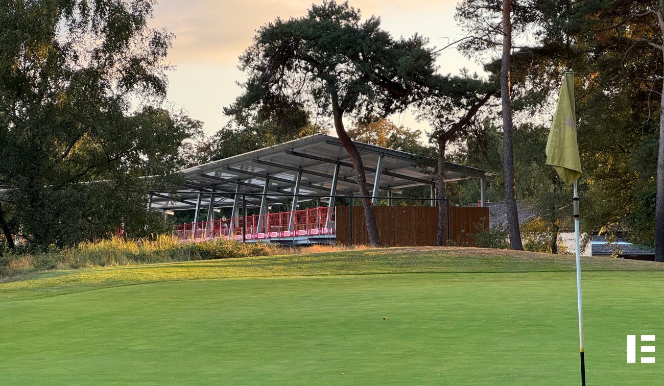 Gloednieuwe driving range Golfbaan De Herkenbosche