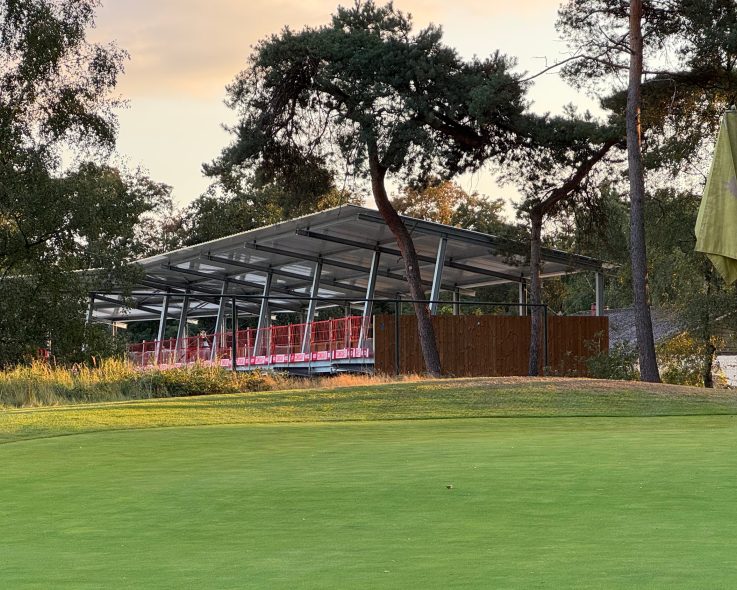 Nieuwbouw driving range Golfbaan de Herkenbosche