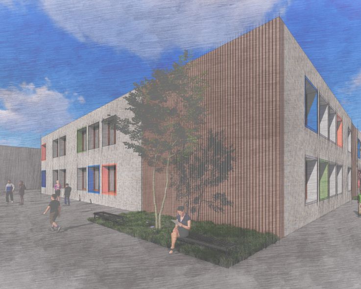 Renovatie en uitbreiding Connect College Echt